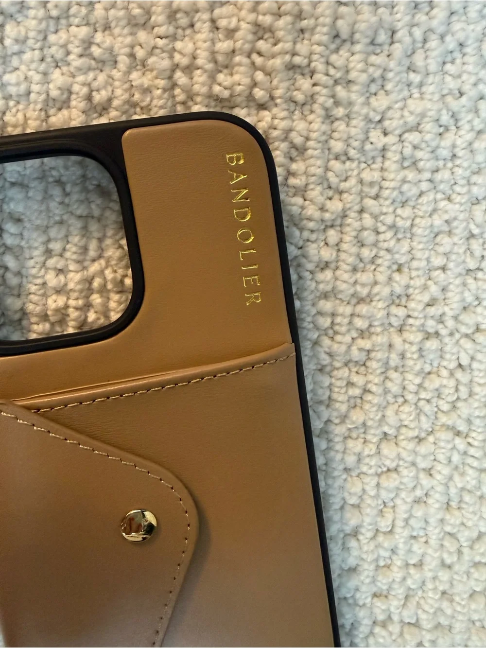 Bandolier leather phone